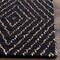 Safavieh Bohemian Hand Woven Medium Rectangle RugBlack & Ivory 5 x 8 ft. BOH702A-5 - alternate 4
